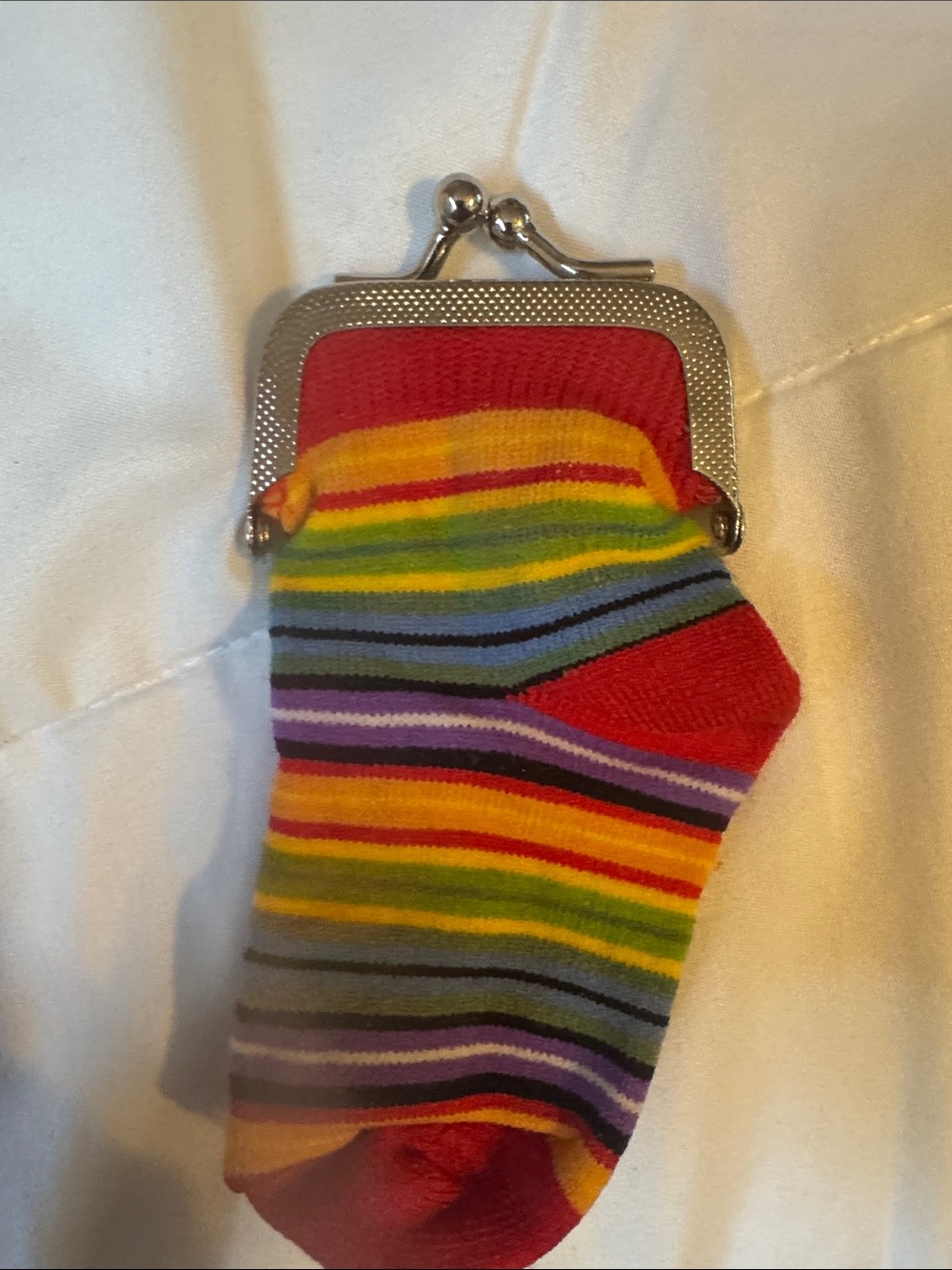 Striped Multicolor Coin Purse Wallet - Women Accessories cutest coin purse ever!